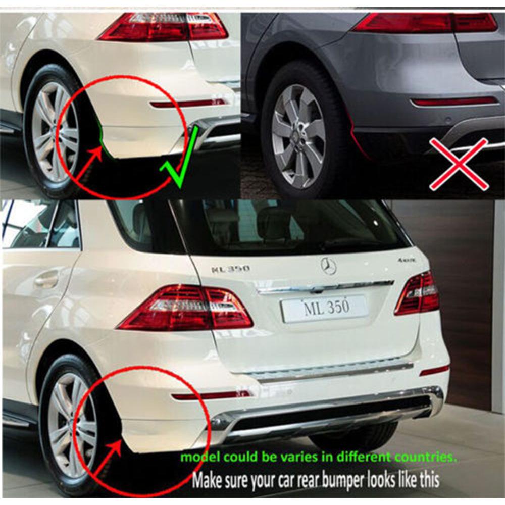 Rear Mudguards for ML W166 (AMG Bumper) for Mercedes GLE/ML Class W166