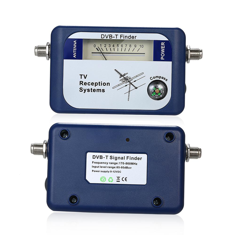 DVB-T Digital Satellite Signal Finder Meter Aerial Terrestrial TV Antenna with Compass TV Reception