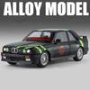 1/24 BMW M3 Sport EVO Alloy Sports Car Model Diecasts Metal Track Racing Car Vehicles Model Sound Light Simulation Kids Toy Gift