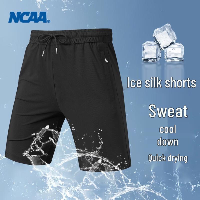 

NCAA Men s Ice Silk Quick-Dry Athletic Shorts L