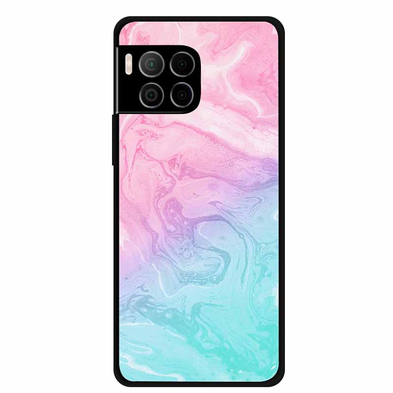 For T-Mobile REVVL 7 Pro Case Revvl7 Pro Luxury Soft Silicone Phone Case for T Phone 2 Pro 5G Gradient Color Marble Funda Bumper