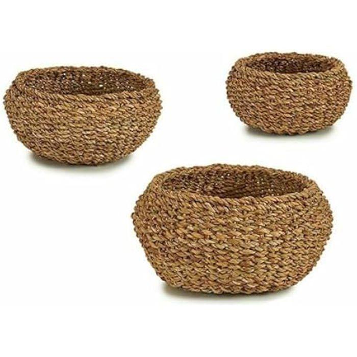 Ensemble de paniers - GIFT DECOR - Multicolore - 34 x 66 x 32,5 cm - Montage à faire soi-même