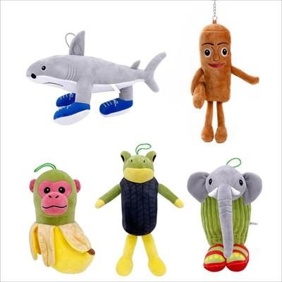1pc 15-20cm Tralalelo Tralala Plush Tungtungtung Sahur Shark Toy Italian Brain Rot Animals Anime Plush Plushie Dolls Toy Gifts