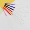 Colored Plastic Handle Hair Extension Threader Beading Hook Tool