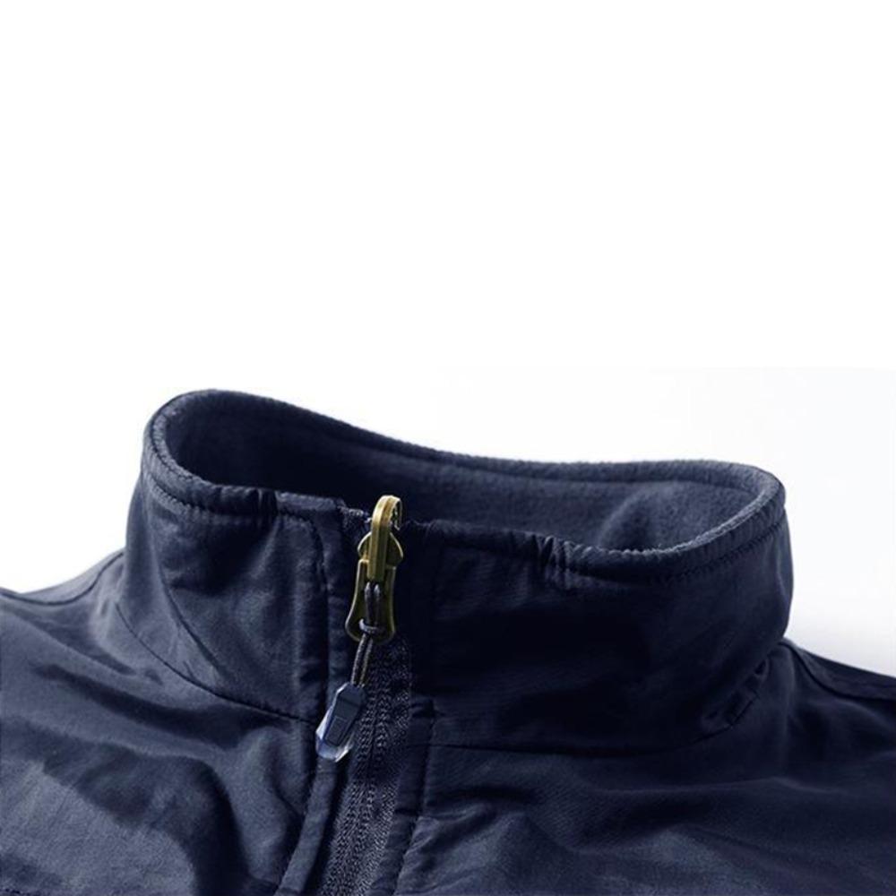 Reversible Sleeveless Jacket Men's Vest Coat Winter Waistcoat Thick Warm Fleece Workwear Tops Cargo Vest Windbreaker New Fashion