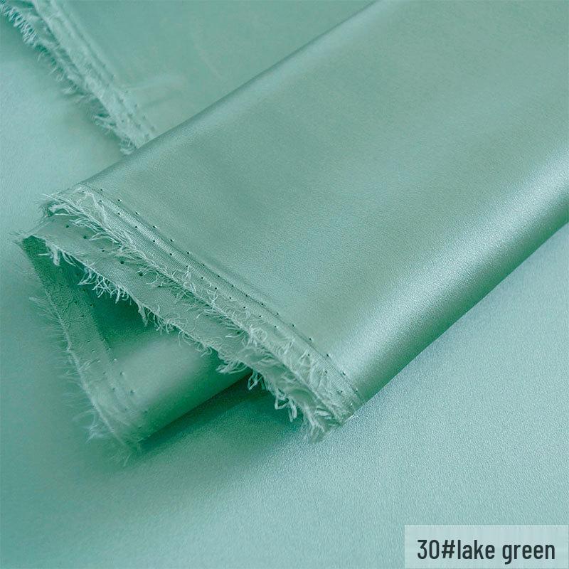 Huahong 16mm Maulbeerseide Crêpe Satin Stoff, Mehrfarbig, 114cm Breite