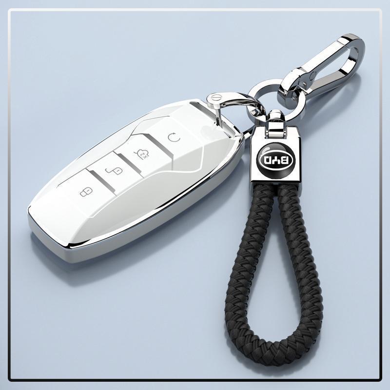Luxury Personalized Key Case for 2020-2021 Han EV - Full Coverage & Decorative Protection