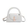 Niche High-End Handbag for Women New Semi-Circle Shoulder Bag Versatile Commuter Retro Lock Crossbody Bag Trendy