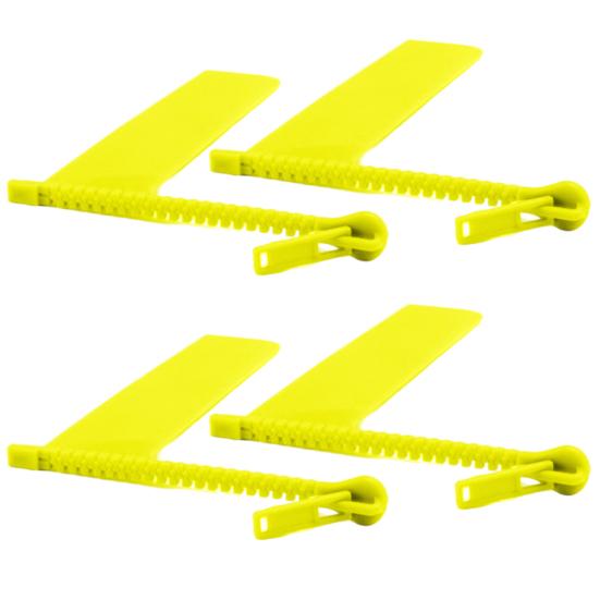 

4 шт., креативная 3D закладка на молнии, детская забавная папка для чтения книг, зажим для страниц, милая книжная этикетка, новинка, канцелярские принадлежности, подарок жёлтый