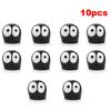 5/10/20/50pcs Cute Black Elf Car Interior Decoration Funny Auto Center Console Rearview Mirror Ornaments For Car Accessories