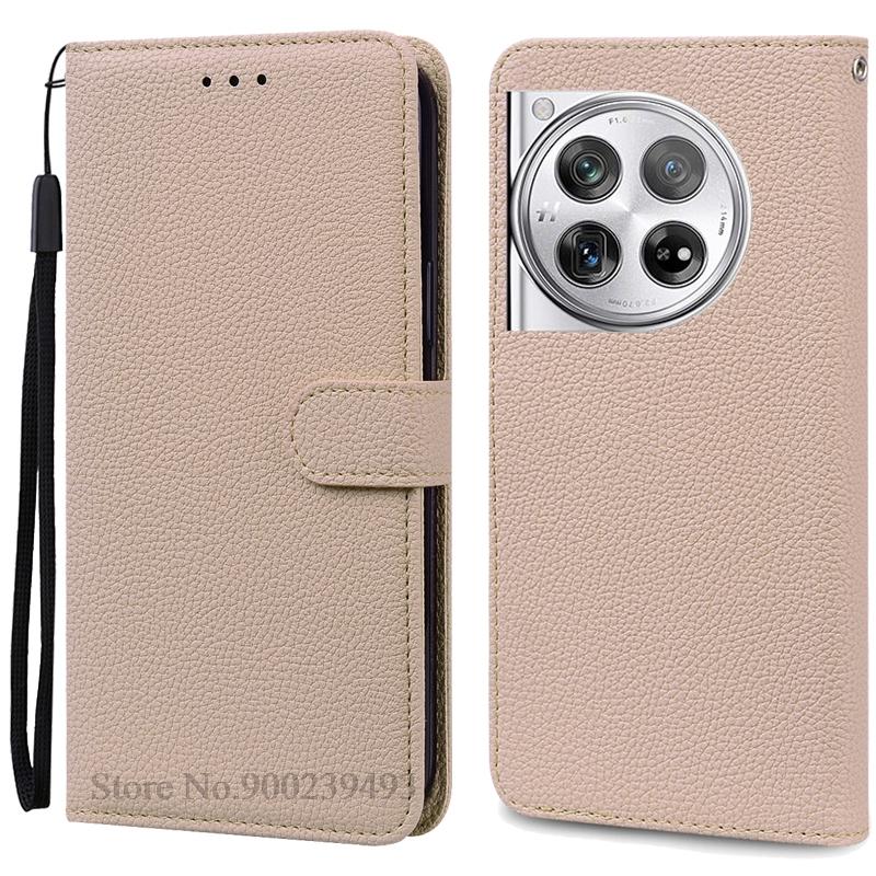 For Oneplus 12 Case Leather Wallet Flip Cover Phone Case For Oneplus 12 Coque Fundas For One Plus 12 Oneplus12 Phone Case Fundas