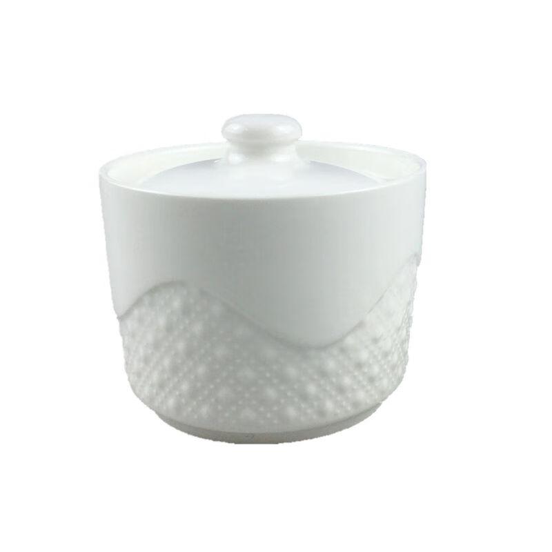 Keramik-Doppelwandtopf mit Goldrand