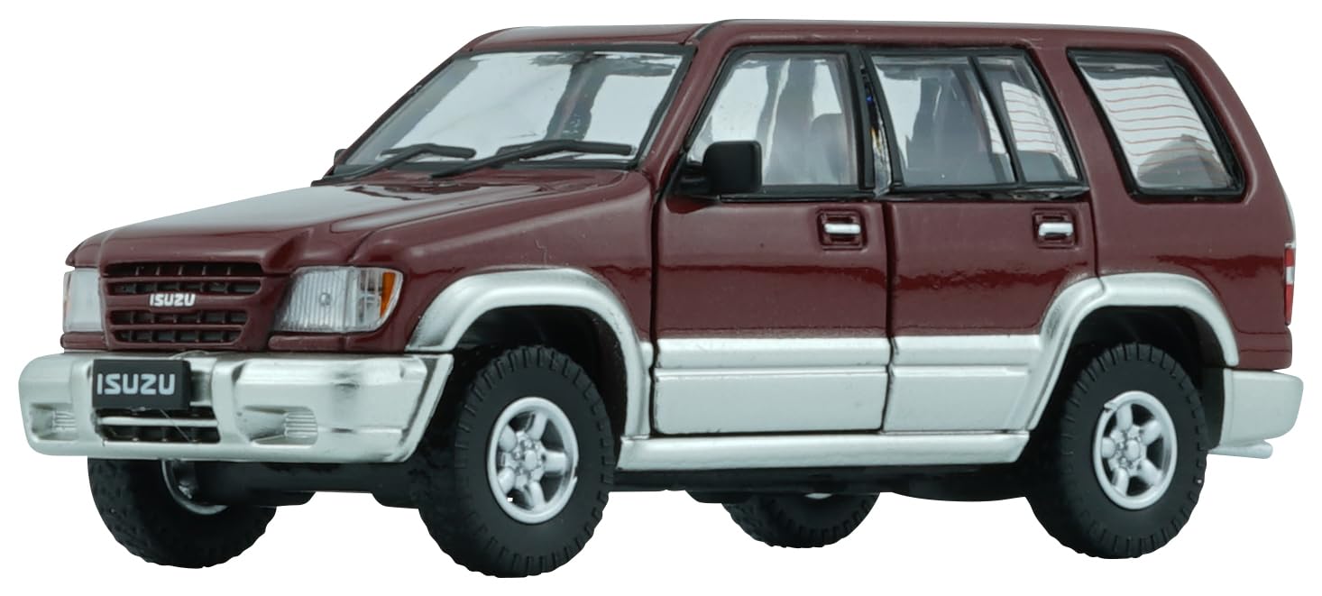 

BM CREATIONS Scale Isuzu Bighorn Dark Red RHD Finished Product 1/64 1998-2002