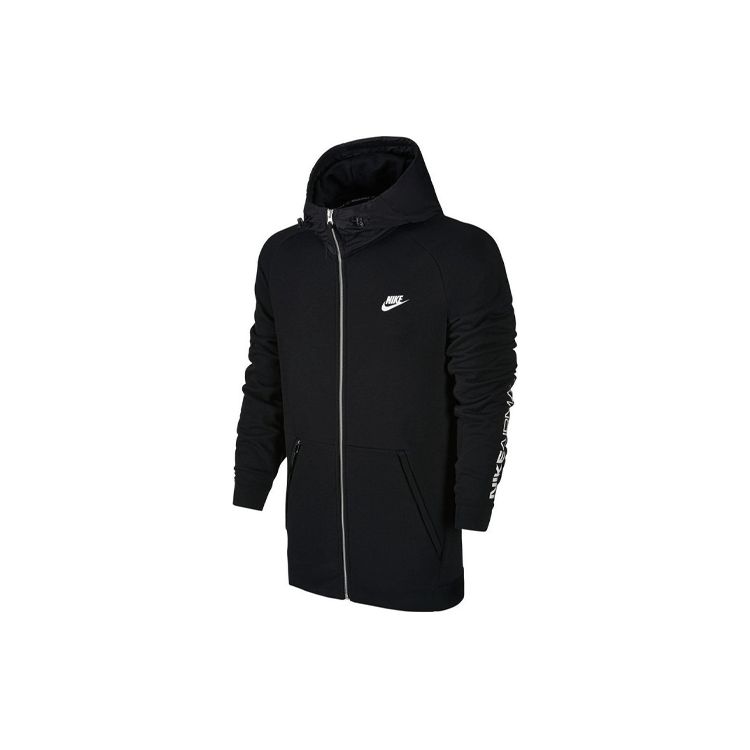

Мужская повседневная трикотажная куртка с капюшоном Nike Loopback, черные 861580-010 L