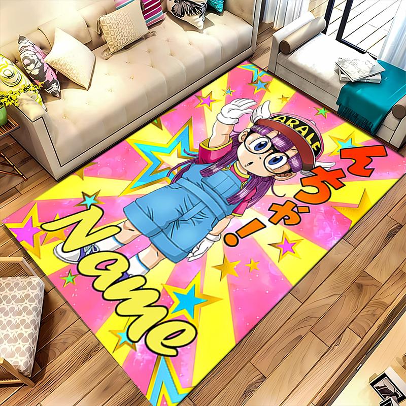 Custom personalization Arale Norimaki Area Rug - Perfect For Kitchen, Bathroom,Laundry Room Decor Large Size Available,Gift All Seasons