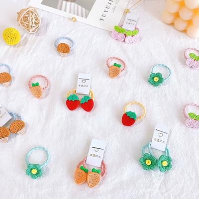 Women's Daily Fruit Pigtail Hair Tie