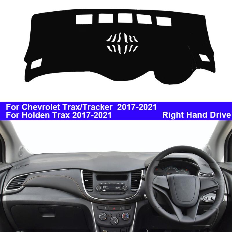 Auto Armaturenbrett Abdeckung Armaturenbrett Matte Teppich Umhang Für Chevrolet Chevy Trax Tracker 2017 2018 2019 2020 2026 Für Holden Trax 2017 - 2026