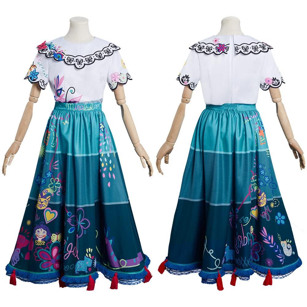 Aufeeky Mirabelle Madrigal Cosplay Perfect for School Cultural and Size XL Costume, Festivals, Festivals, Events, Anime, Halloween, Parties,