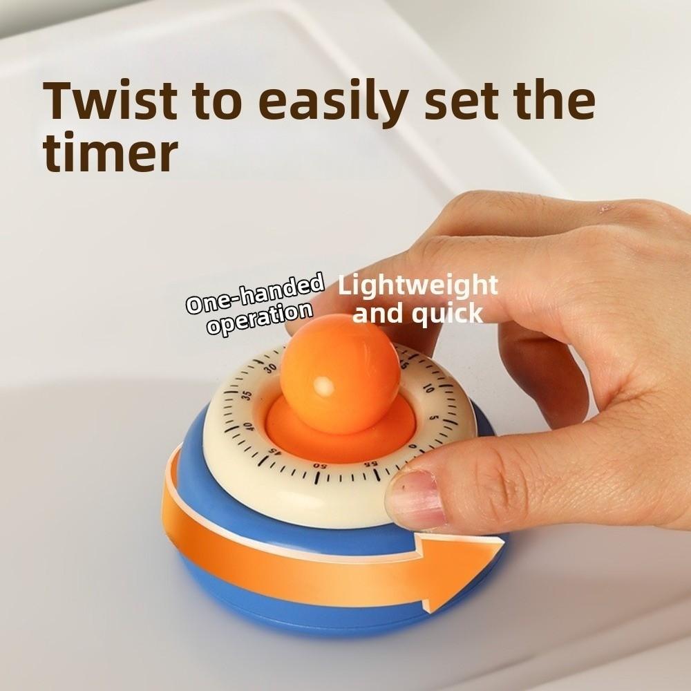 Self Discipline Magnetic Mechanical Timer Round Visual Countdown Timer Exercise
