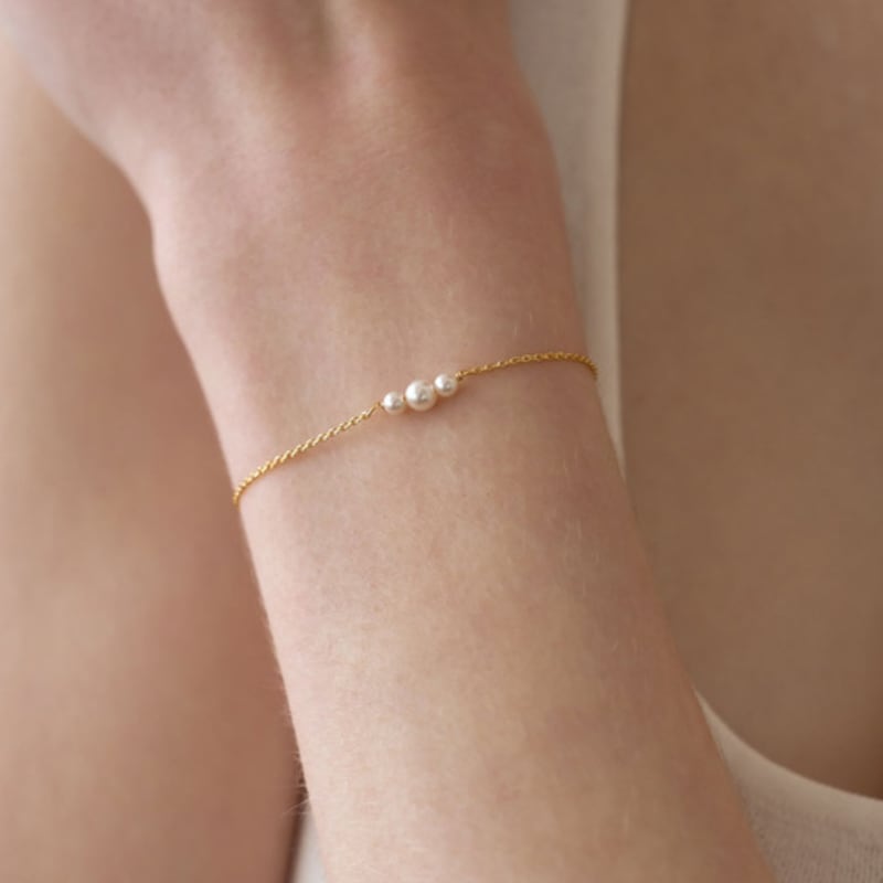 Dawn of Me Petite Pearl Chain Bracelet