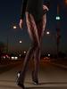 Damskie Legginsy Fishnet z Wzorem Tygrysim, Bardzo Rozciągliwe, Czarne Gotyckie Rajstopy Bodycon, Modne Seksowne Czarne Rajstopy, Na Wszystkie Pory Roku