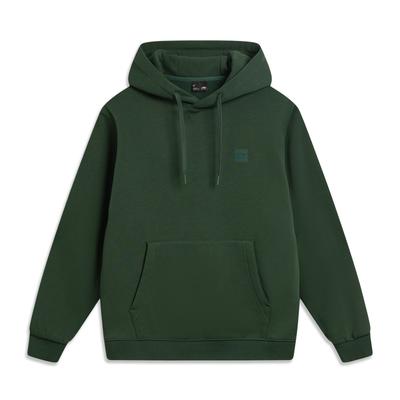 Li Ning Sports Lifestyle Series Solid Color Soft Comfortable Breathable Versatile Loose Hoodie Unisex Hoodies AWDVE01-4