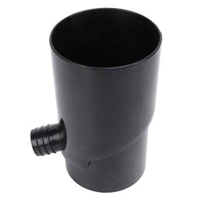 10cm Rainwater Collection System Efficient Round Downspout Diverter for Irrigation Systems Aquariums Black