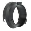 Coffee Powder Ring 51mm Aluminium Alloy Hands Free Dosing Funnel For Delonghi 9 Series 9335 9155 9355 9665 Black