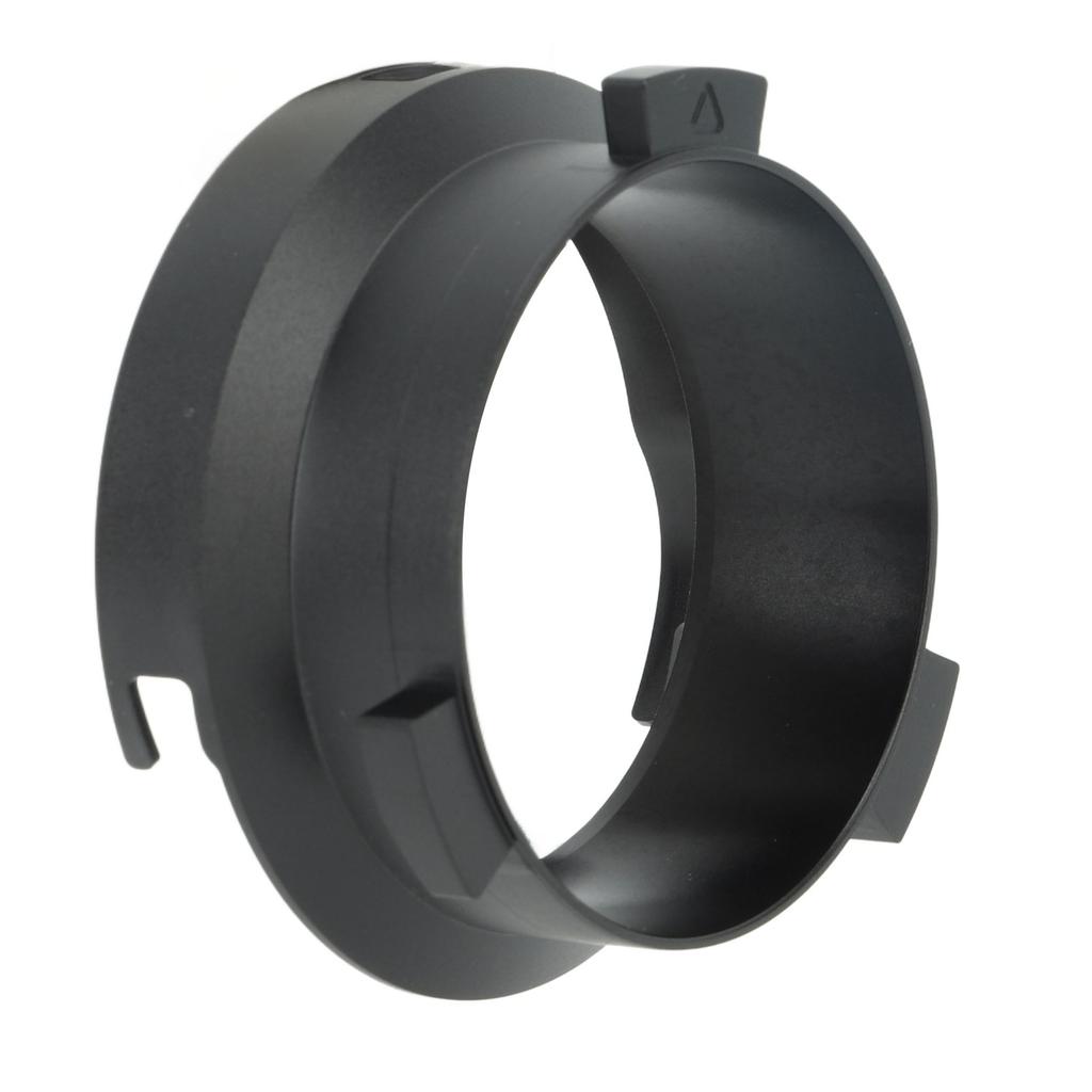 Coffee Powder Ring 51mm Aluminium Alloy Hands Free Dosing Funnel For Delonghi 9 Series 9335 9155 9355 9665 Black