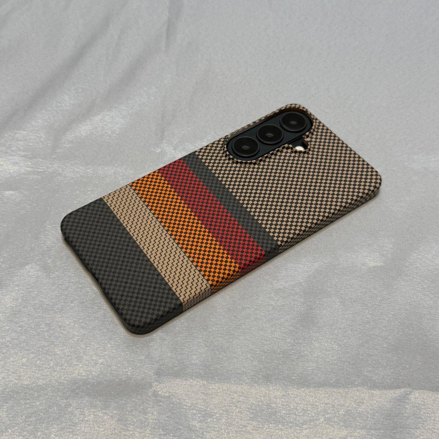 Voor Samsung Galaxy S26 S25 S24 S23 FE Ultra Plus Koolstofvezel Textuur Hoesje Voor Magsafe Draadloos Opladen PC Ultra Dunne Cover Galaxy S26 Plus
