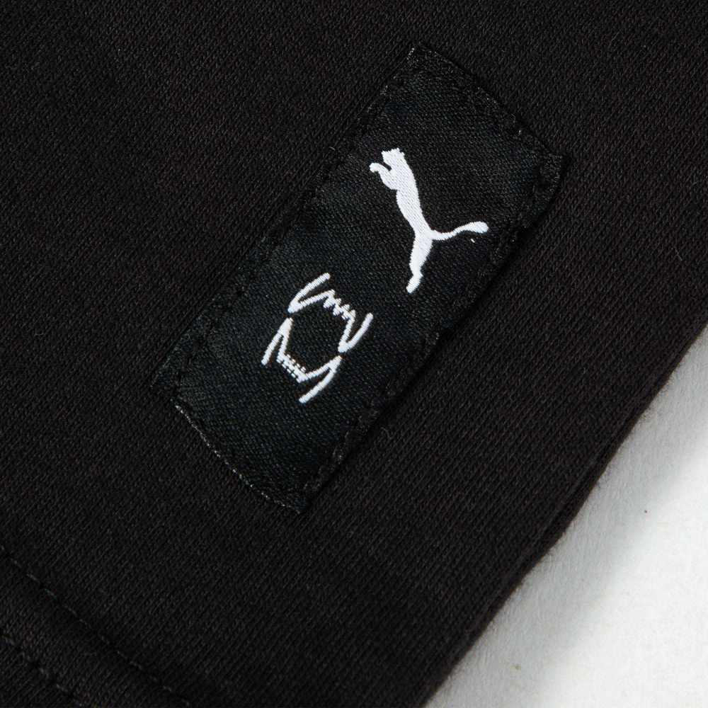 PUMA Wing Print Vintage American Crew Neck Pullover Short Sleeve T-Shirt Men Tops Black 621971-01