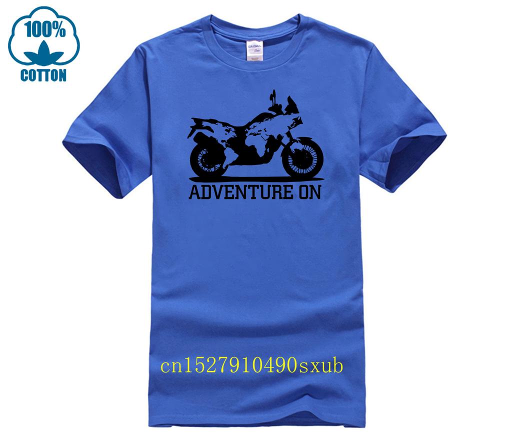 Men T Shirt Fashion Summer Style Cotton T Shirt Biker Moto Adventure 1290 1050 950 640 1200 1190 990 R Race Tee Shirt