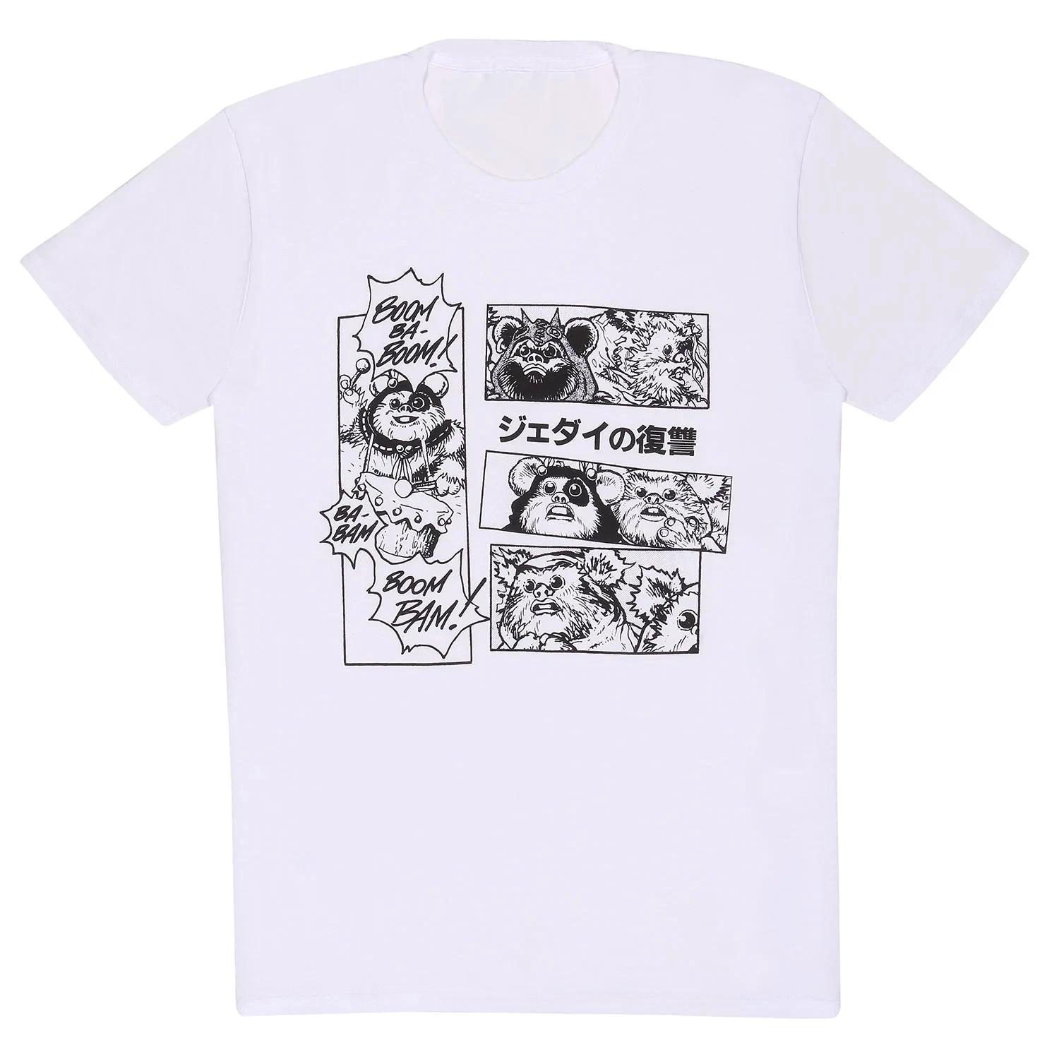 Star Wars Ewok Manga T-Shirt Gildan Unisex S
