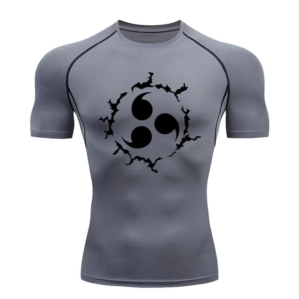 2024 Herren Kompressionsshirt Laufsportbekleidung Fitnessstudio Bodybuilding Schnelltrocknend Sommersport Top S-3XL
