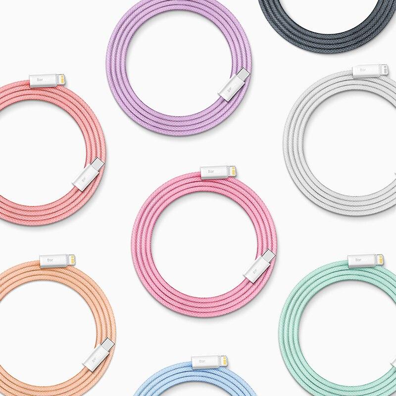 Baseus USB C Cable For IPhone 14 13 12 11 Pro Max XS 20W 30W Fast Charging Cable Type C To Lighting Date Wire For iPad Macbook