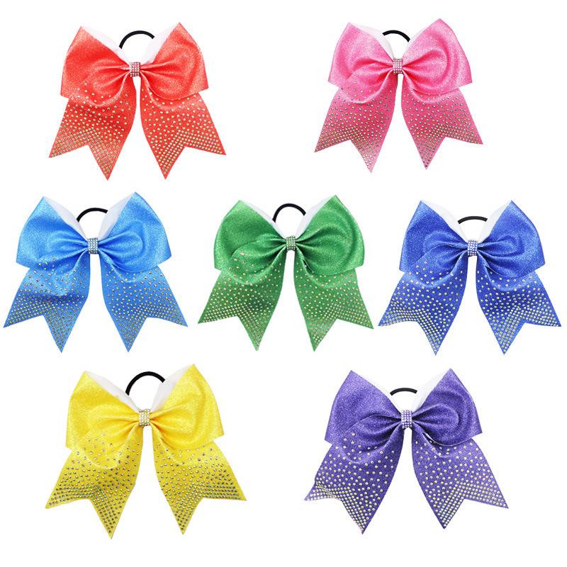 Child's Glitter Rhinestone Swallowtail Hair Tie