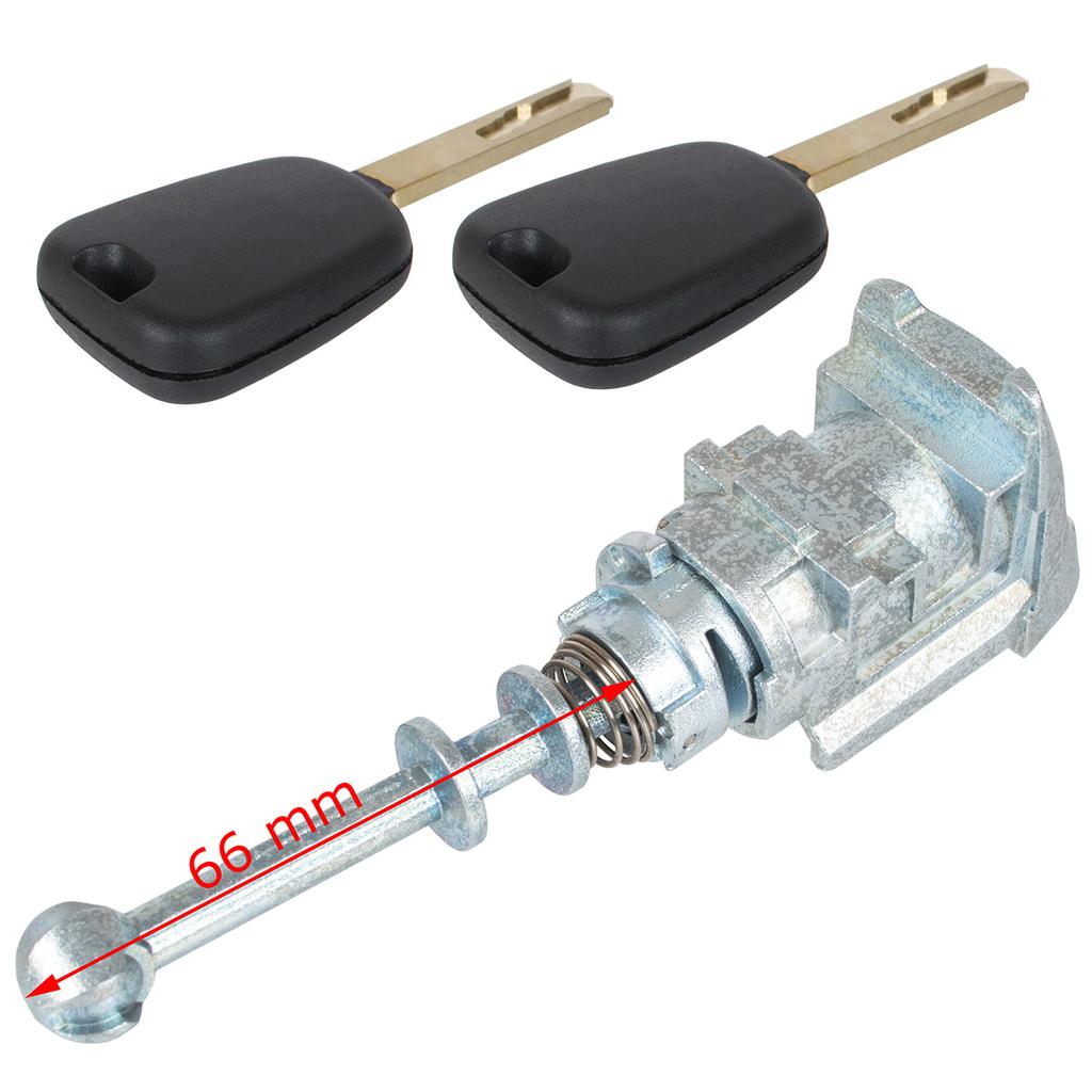 Citroen C4 04-10 Front Left Door Lock Insert + 2 KEYS