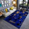 Sports Area Rug, Chelsea Players Blue Gold Celebration Poster, Fan Cave Decor, Non-Slip Mat