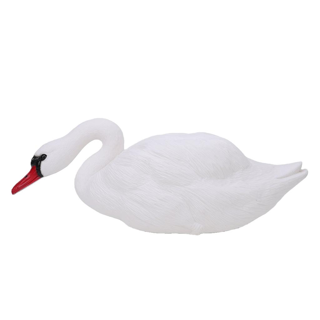 Swan Decoy Pond Decoration Plastic Lifelike Simulation Goose Floating Decoy Ornament for Pool Lake Garden Patio