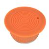 Stainless Steel Reusable Refillable Coffee Capsule Filter Cup with Tamper for Dolce GustoOrange