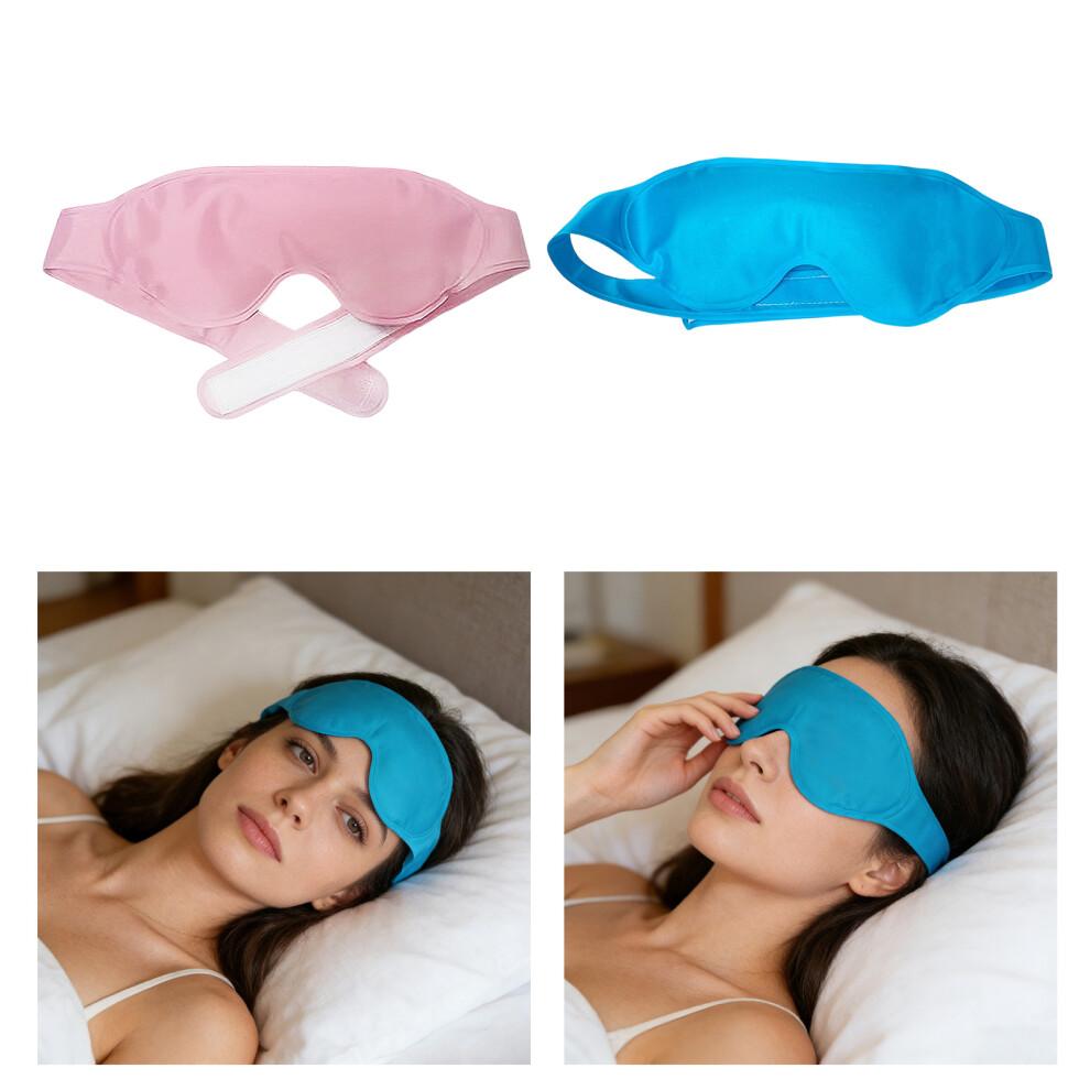 Reusable Cooling Eye Mask Flexible Ice Eye Pack Instantly Cooling Cold Eye Mask Pink