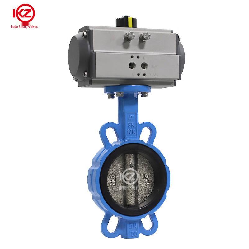 Fudesheng DN300 Double-Acting Pneumatic Actuated Valve CN plug (adapter included)