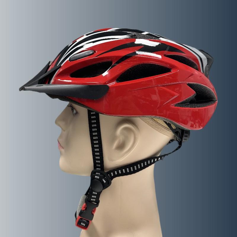 Unisex Integrated Cycling Helmet Mountain Road Bikes Safety Gear Adjustable Fit 52-62cm