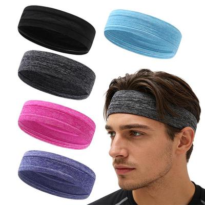 Women's Non-slip Silicone Sports Headband: Breathable, Sweat-wicking, Fashionable, Solid Color, Quick-drying Yoga Headscarf.