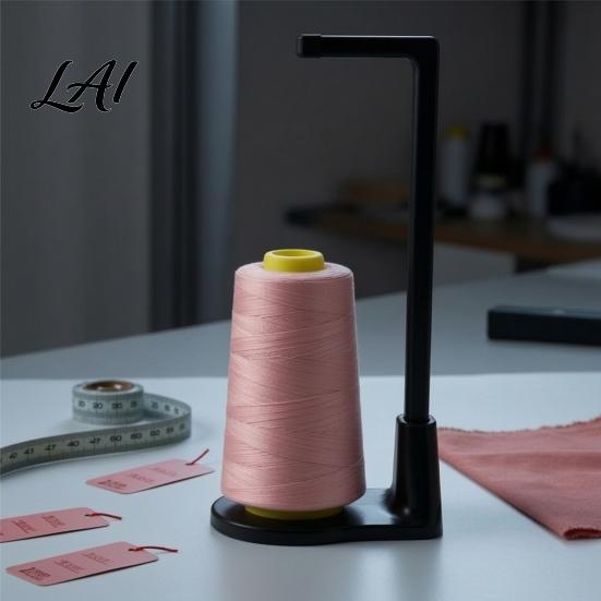 Manual DIY Sewing Tool Large Spool Thread Stand 3D Printed Holder Quick Mount Desktop Organizer Cone Holder Prevents Tangling Breaking for Household
