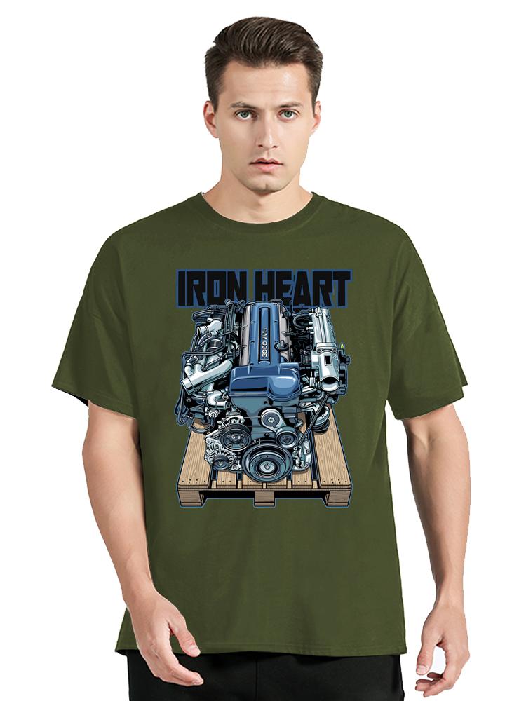 Japan Car 2JZ Engine Turbo Tuning JDM Printing T-Shirt Custom Casual Cotton O-Neck Tshirtunisex Clothing Oversized T Shirt