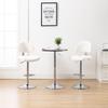 Bar Stools Set of 2 Faux Leather