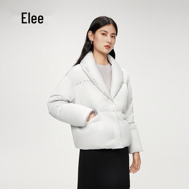 Aiyilai Women's Short Goose Down Blazer Jacket