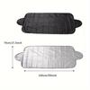 Universal Car Windshield Snow Cover - Frost Ice Rain Sun Protector for Most Cars SUVs 1PC Auto Windscreen ShieldWindshield Sunshades 1