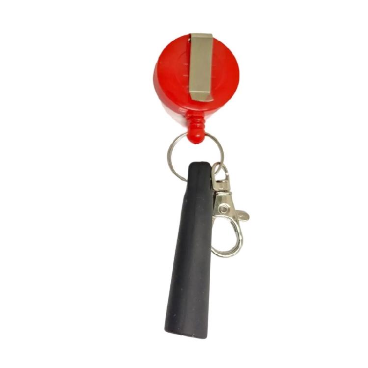 10Pieces Retractable Badge Reel Pen Holder with Pocket Clip Lanyard Keychain Pen Holder Pen Holder for Carpenters Nurse белый